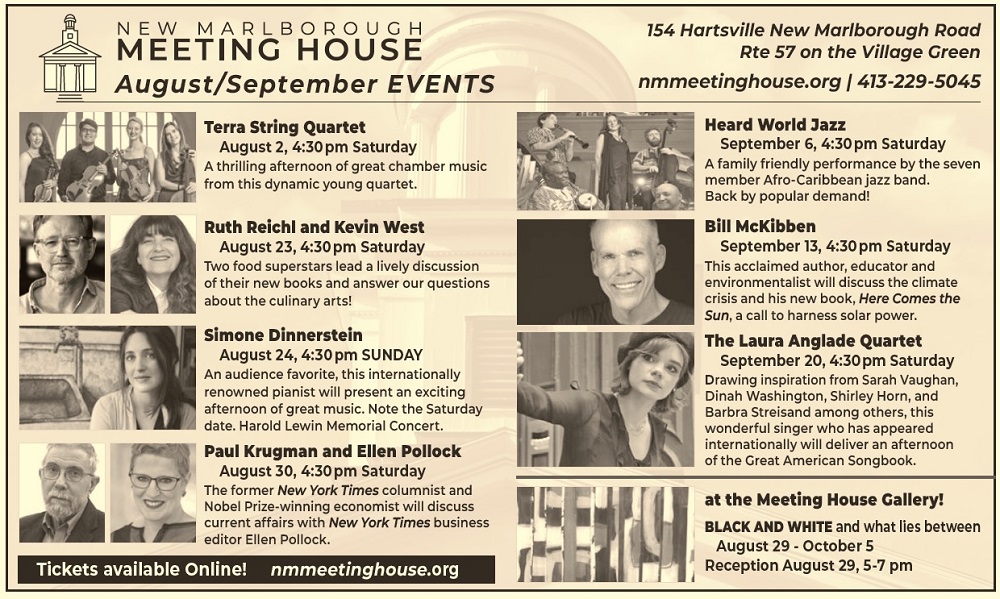 advertising for new Marlborough meeting house