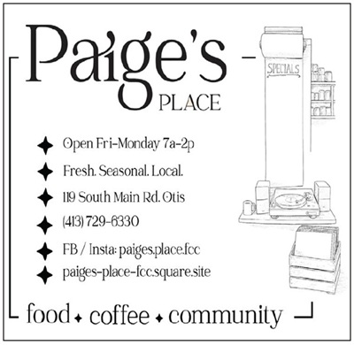 advertising for paige's place.