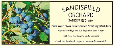 advertising for Sandisfield Orchard.