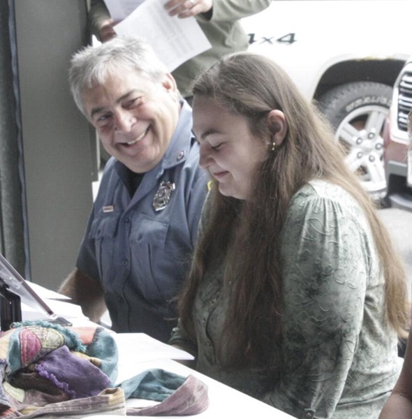 image of janey snyder and her father dana beardsley.