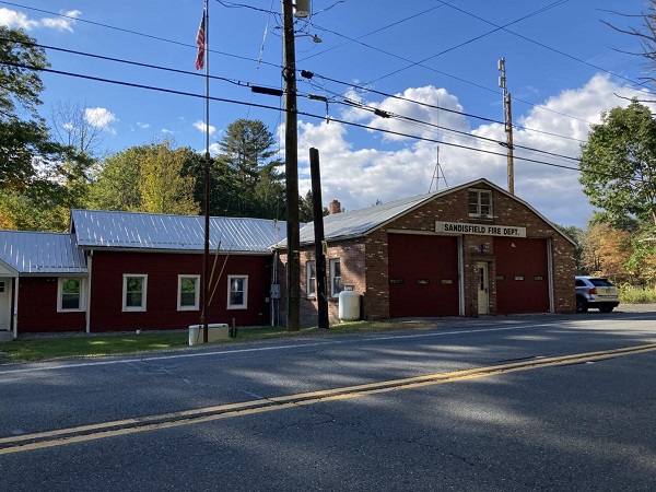 image of the Sandisfield fire house #1.