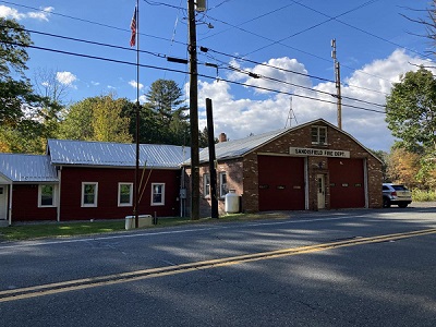 image of the sandisfield fire house #1.