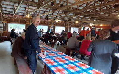 image of the American Legion Pavilion BBQ.