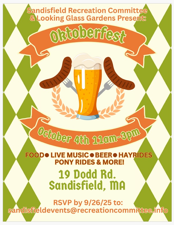 image of the Sandisfield Oktoberfest poster.