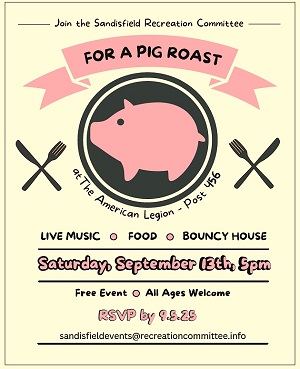 image of the pig roast poster.