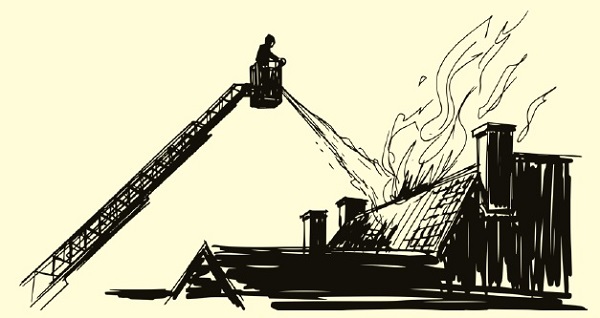 image of a fire truck.