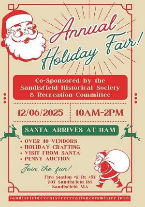 image of the holiday fair poster.