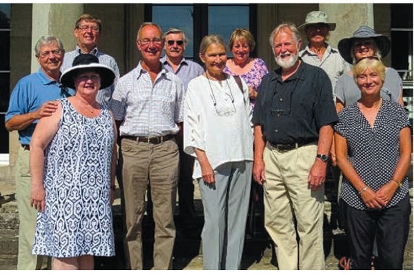 image of Sandisfield delegation and members of the Village Council.