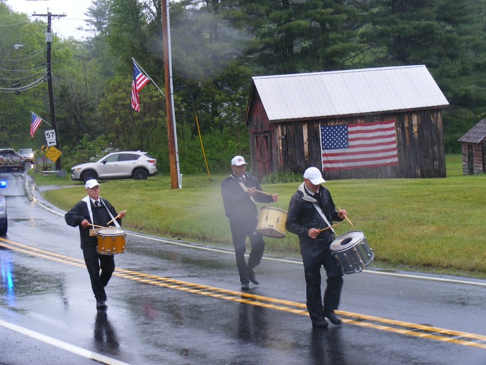 image of the Sandisfield memorial day parade.