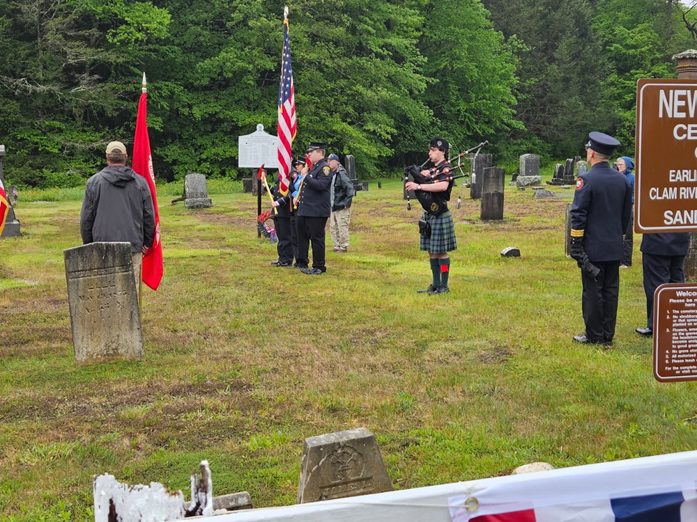 image of the Sandisfield memorial day parade.