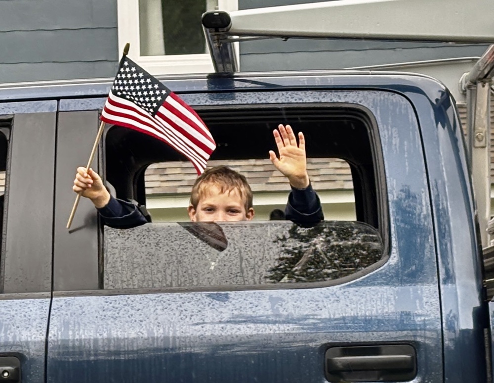 image of the Sandisfield memorial day parade.