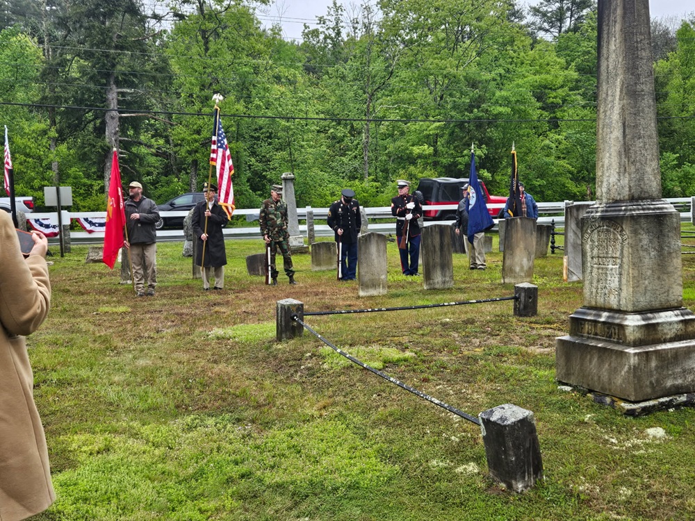 image of the Sandisfield memorial day parade.