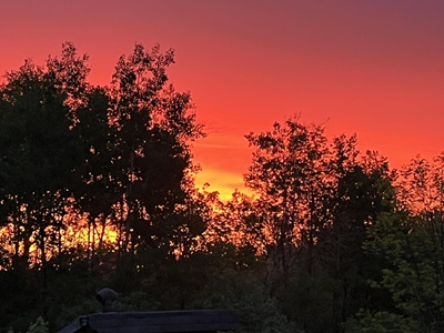 image of a sunrise in sandisfield.