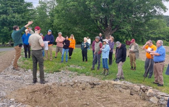 image of the Sandisfield Abbatoir tour group.