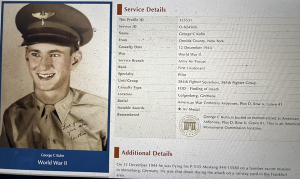 image of Lt. George C. “Carlton” Kuhn.