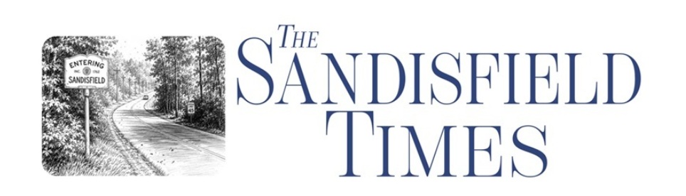 image of the Sandisfield Times masthead.
