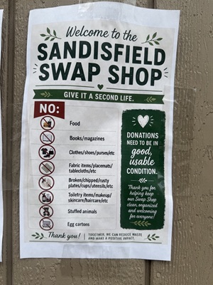 image of the Sandisfield Swap Shop.